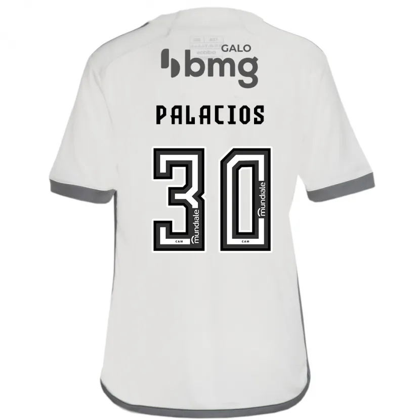 Danxen Kinderen Brahian Palacios #30 Gebroken Wit Uitshirt Uittenue 2024/25 T-Shirt