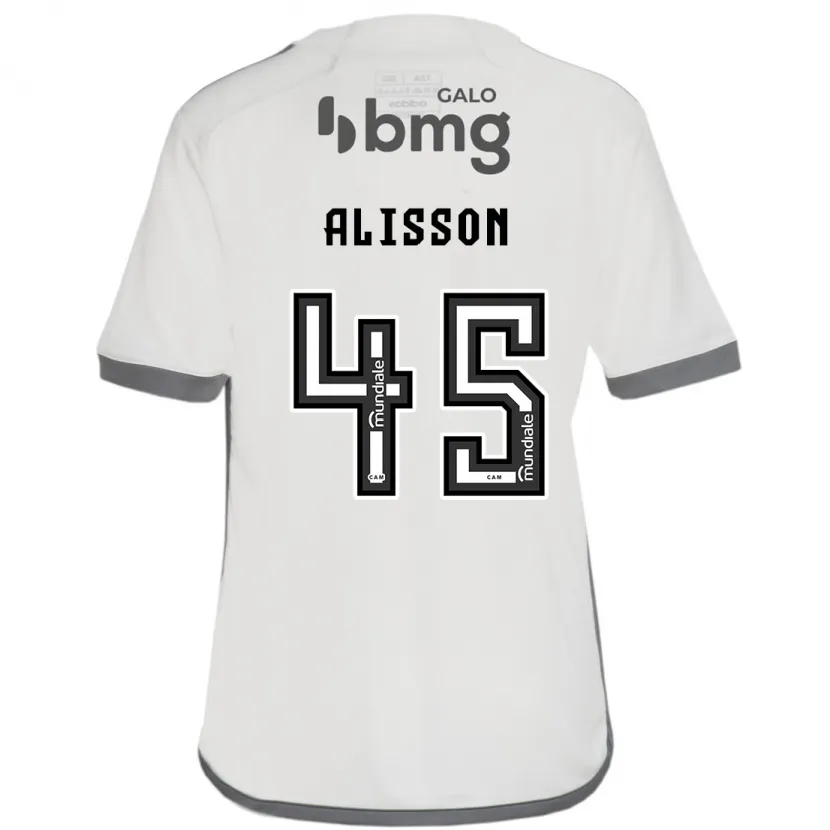 Danxen Kinderen Alisson #45 Gebroken Wit Uitshirt Uittenue 2024/25 T-Shirt