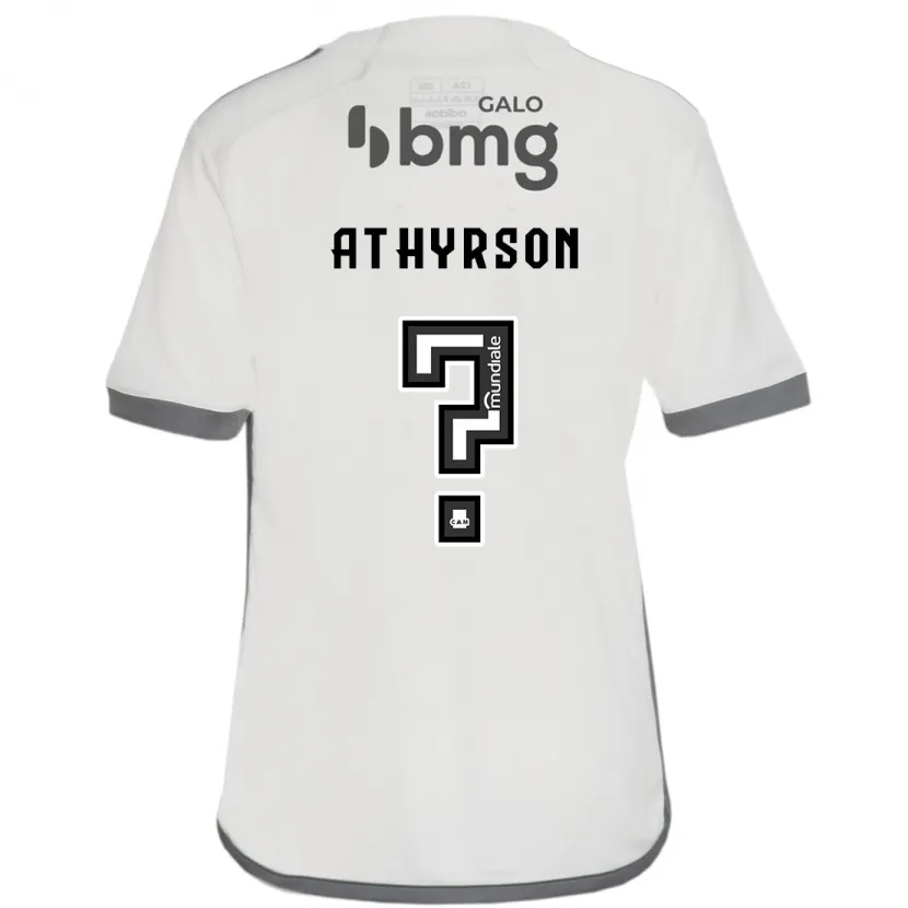 Danxen Kinderen Athyrson #0 Gebroken Wit Uitshirt Uittenue 2024/25 T-Shirt