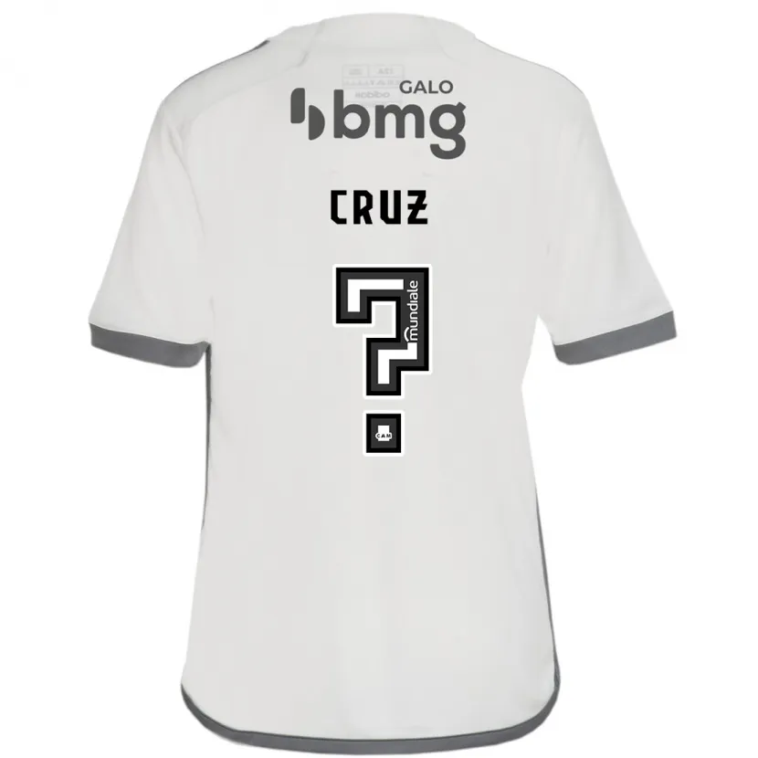 Danxen Kinderen Dudu Cruz #0 Gebroken Wit Uitshirt Uittenue 2024/25 T-Shirt