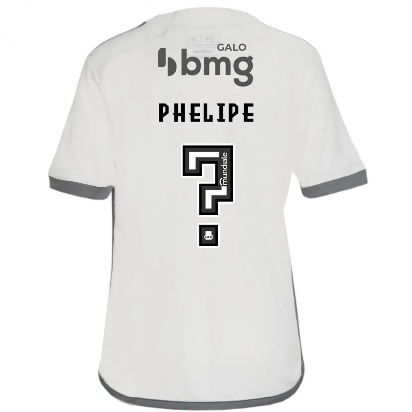 Danxen Kinderen Zé Phelipe #0 Gebroken Wit Uitshirt Uittenue 2024/25 T-Shirt