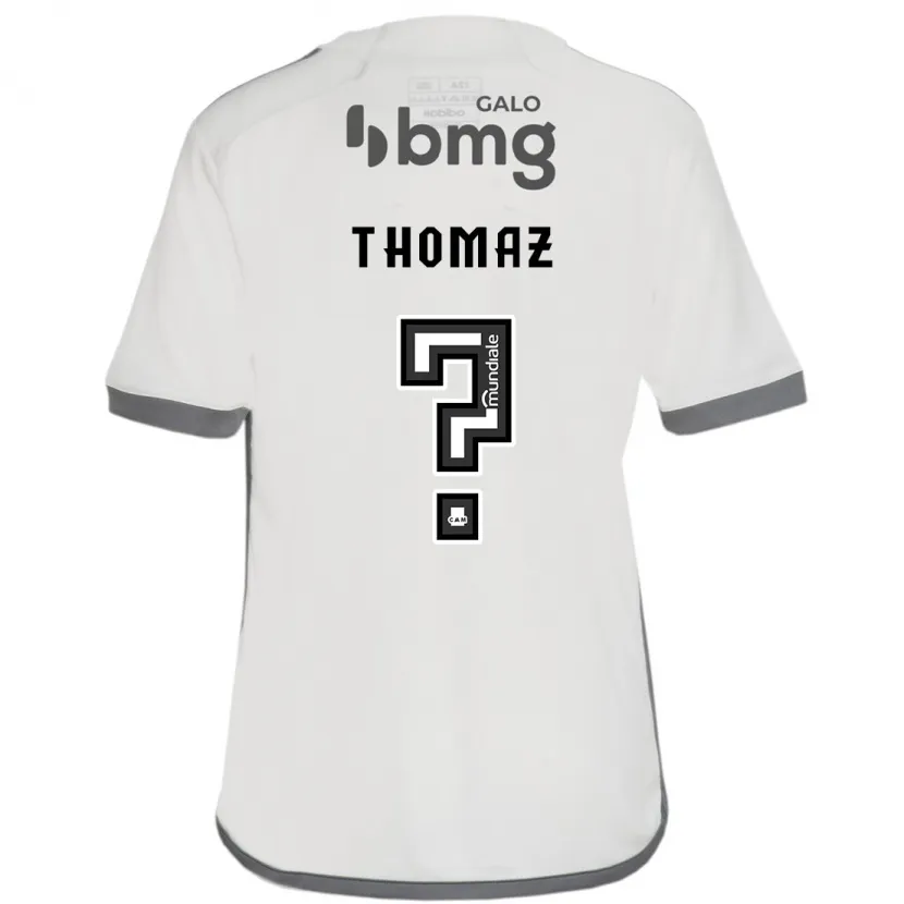 Danxen Kinderen Thomaz #0 Gebroken Wit Uitshirt Uittenue 2024/25 T-Shirt