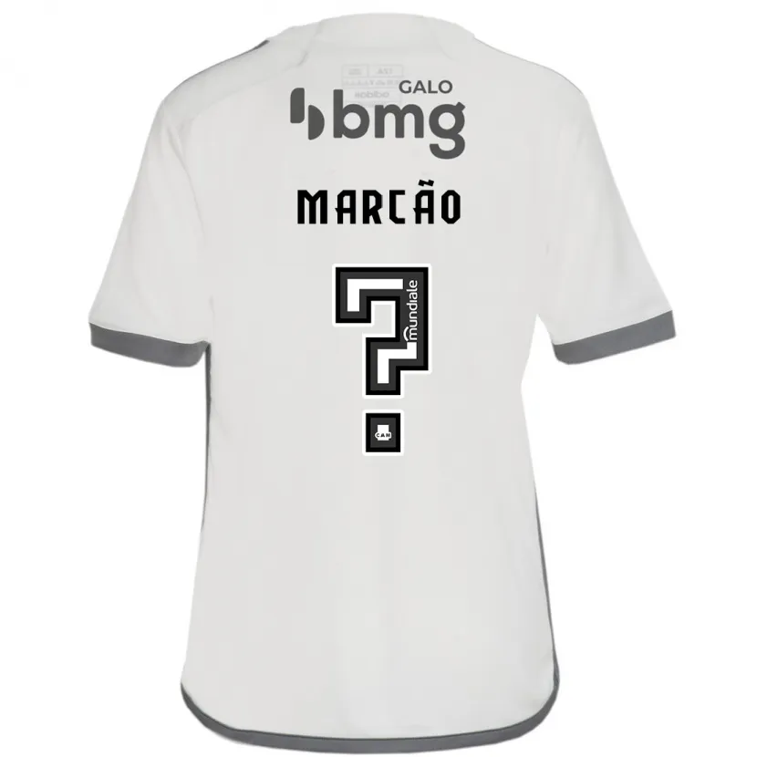 Danxen Kinderen Marcão Emanuel #0 Gebroken Wit Uitshirt Uittenue 2024/25 T-Shirt