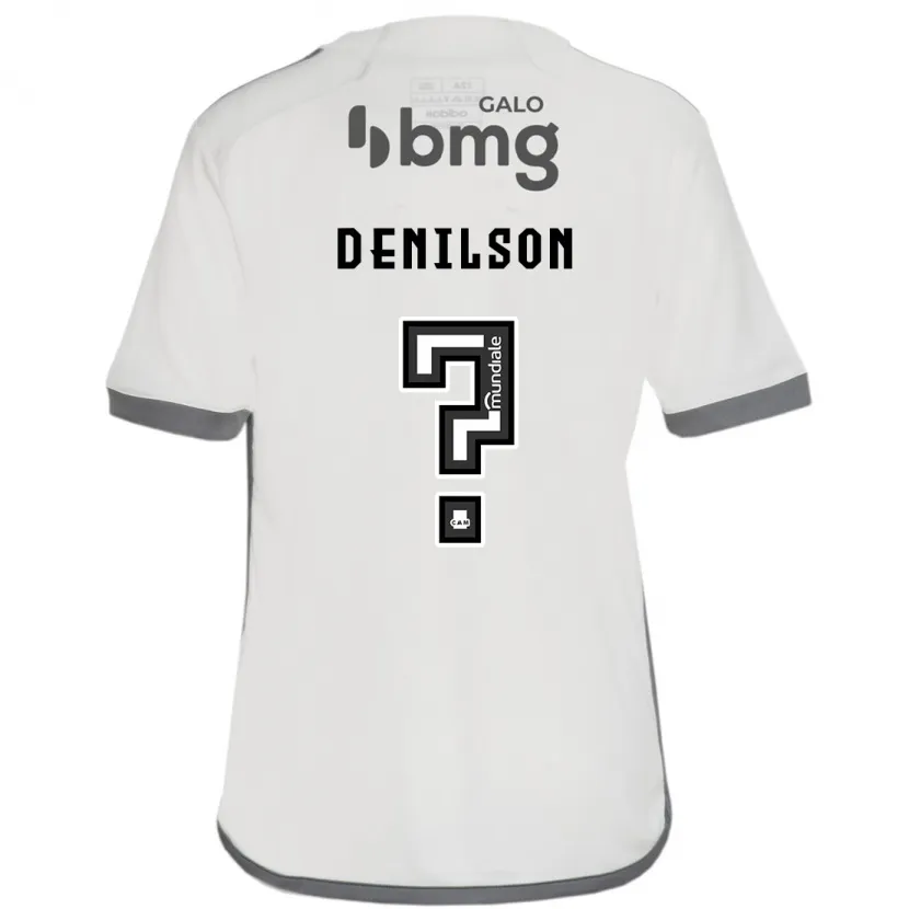 Danxen Kinderen Denilson #0 Gebroken Wit Uitshirt Uittenue 2024/25 T-Shirt