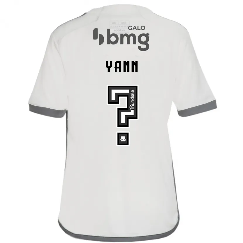 Danxen Kinderen Yann #0 Gebroken Wit Uitshirt Uittenue 2024/25 T-Shirt