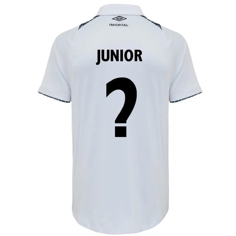 Danxen Kinderen Artur Junior #0 Wit Blauw Uitshirt Uittenue 2024/25 T-Shirt