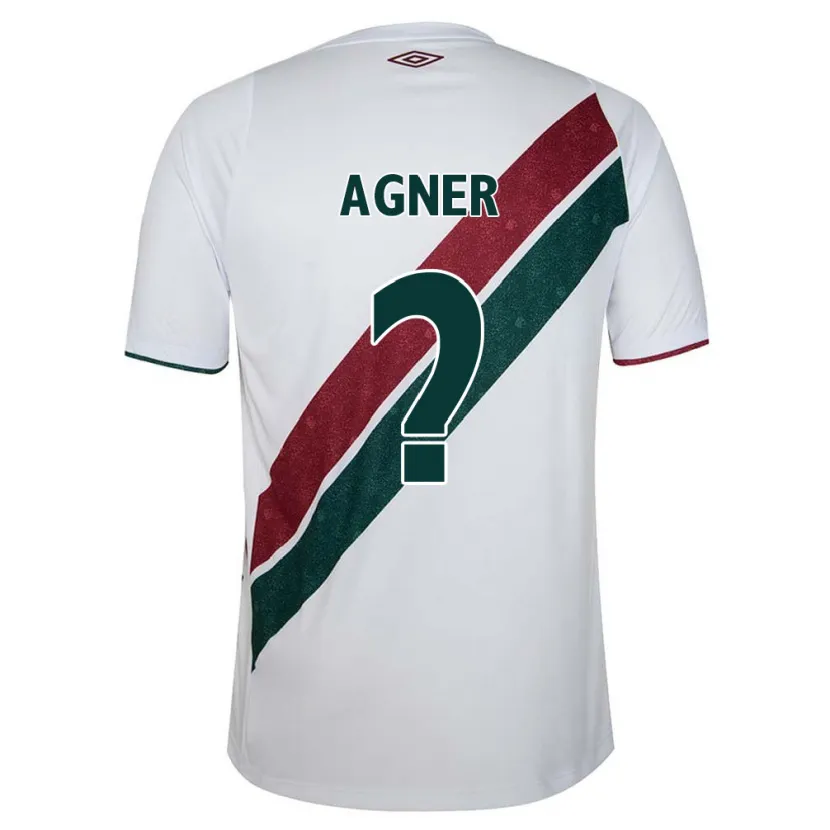 Danxen Kinderen Agner #0 Wit Groen Kastanjebruin Uitshirt Uittenue 2024/25 T-Shirt