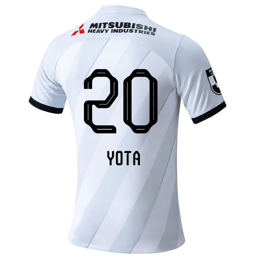 Danxen Kinderen Yota Sato #20 Wit Grijs Uitshirt Uittenue 2024/25 T-Shirt