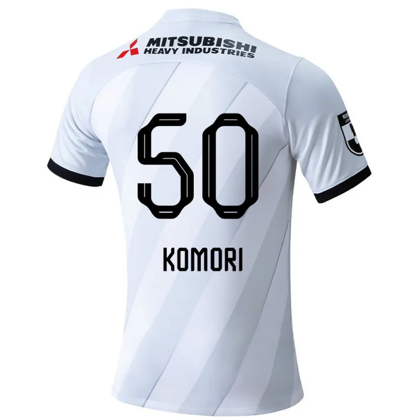 Danxen Kinderen Haruki Komori #50 Wit Grijs Uitshirt Uittenue 2024/25 T-Shirt