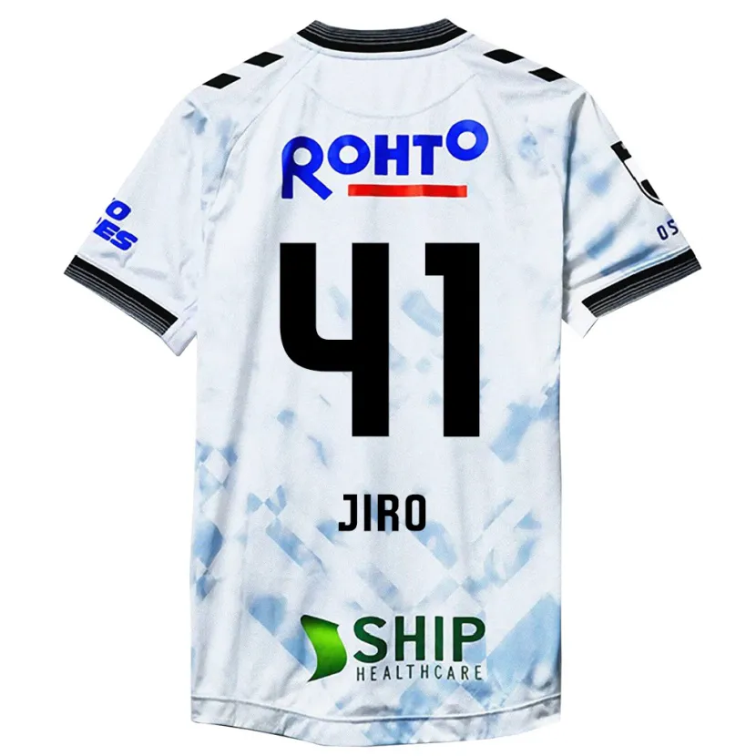 Danxen Kinderen Jiro Nakamura #41 Wit Zwart Uitshirt Uittenue 2024/25 T-Shirt