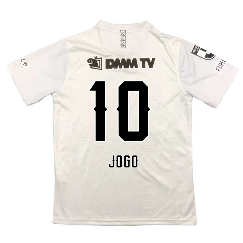 Danxen Kinderen Hisashi Jogo #10 Grijs Zwart Uitshirt Uittenue 2024/25 T-Shirt