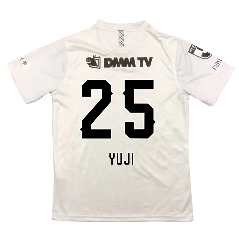 Danxen Kinderen Yuji Kitajima #25 Grijs Zwart Uitshirt Uittenue 2024/25 T-Shirt