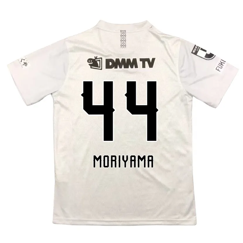 Danxen Kinderen Kimiya Moriyama #44 Grijs Zwart Uitshirt Uittenue 2024/25 T-Shirt