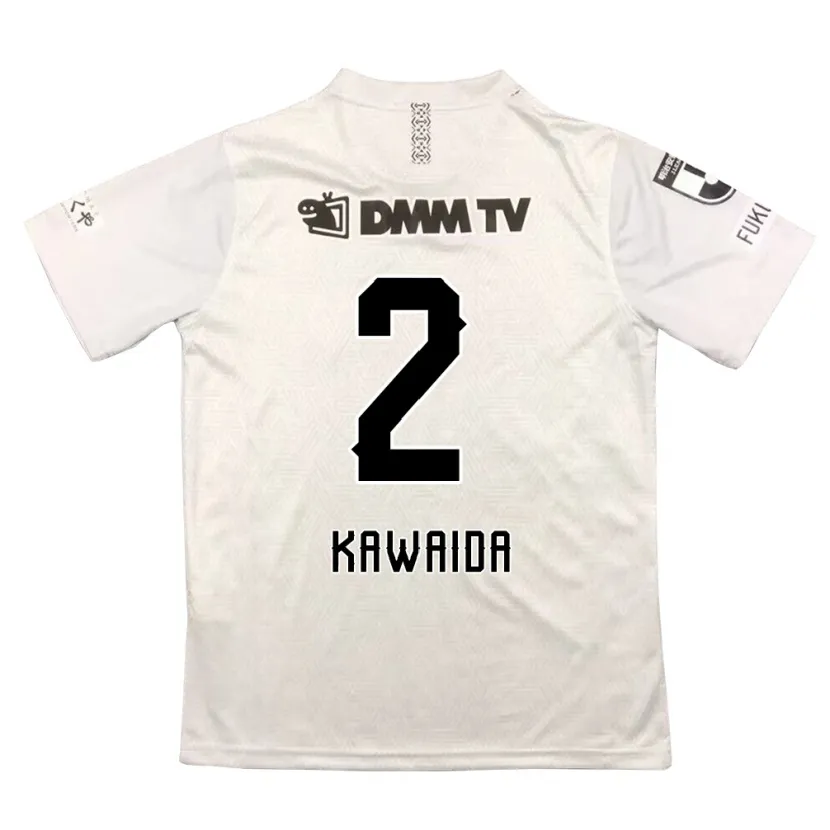 Danxen Kinderen Ryoya Kawaida #2 Grijs Zwart Uitshirt Uittenue 2024/25 T-Shirt