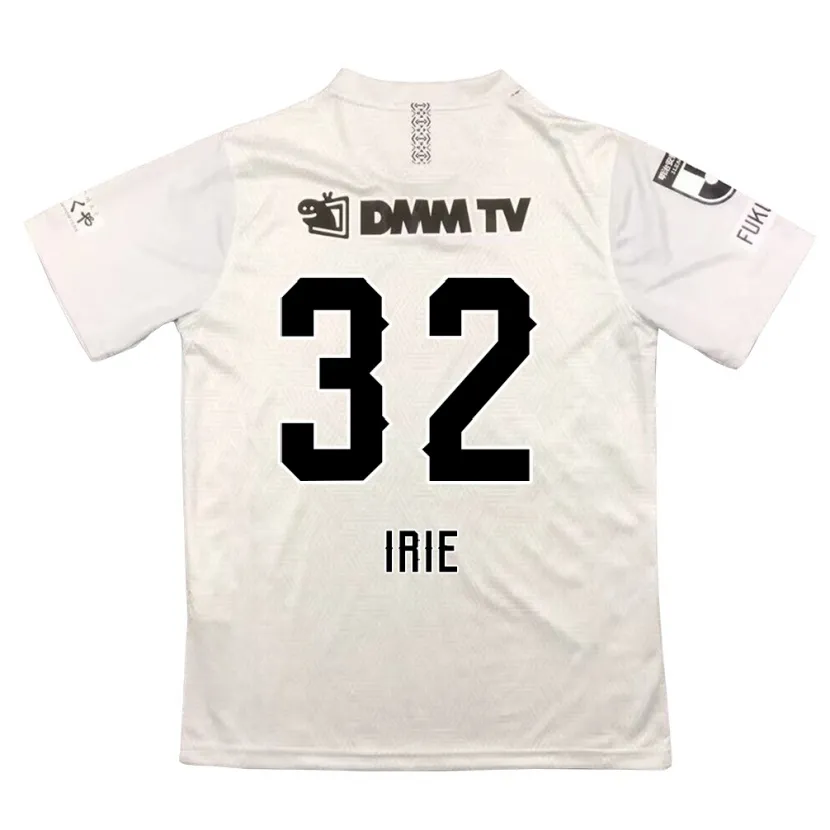 Danxen Kinderen Yujin Irie #32 Grijs Zwart Uitshirt Uittenue 2024/25 T-Shirt