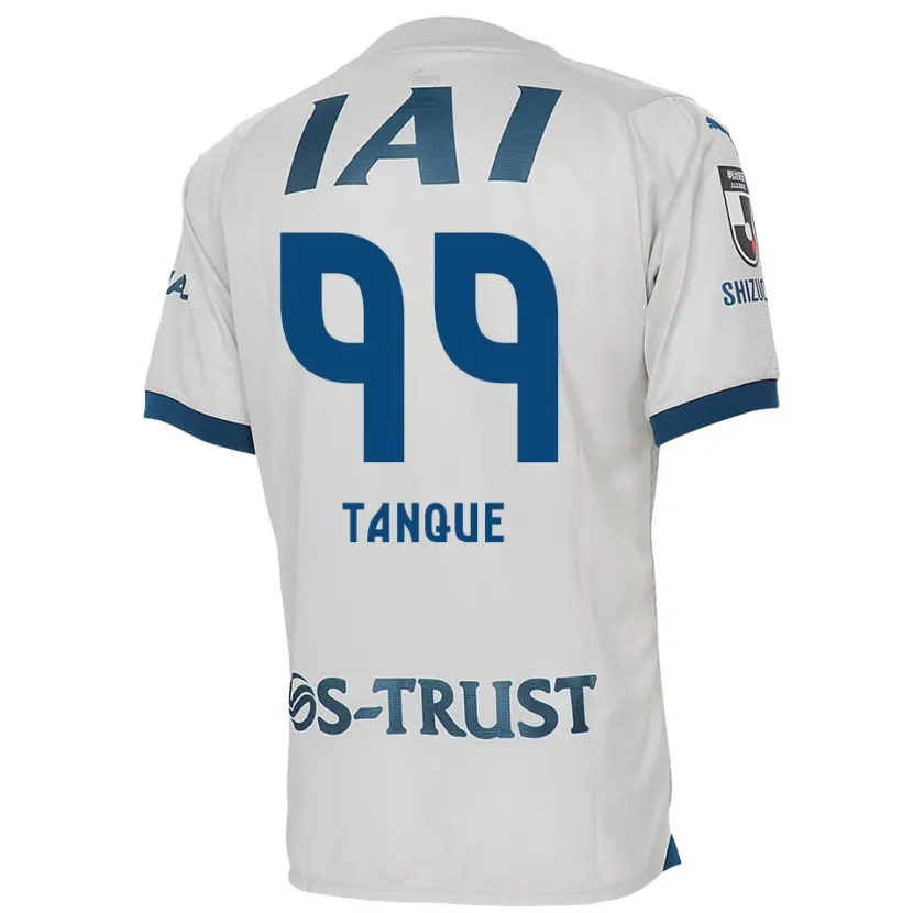 Danxen Kinderen Douglas Tanque #99 Wit Blauw Uitshirt Uittenue 2024/25 T-Shirt