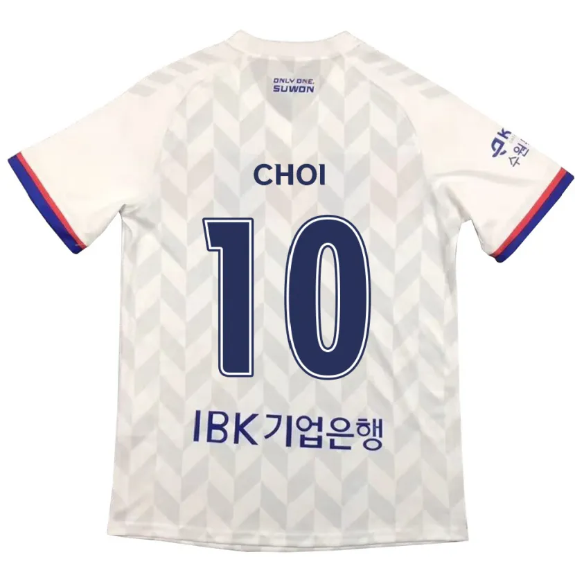 Danxen Kinderen San Choi #10 Wit Blauw Uitshirt Uittenue 2024/25 T-Shirt