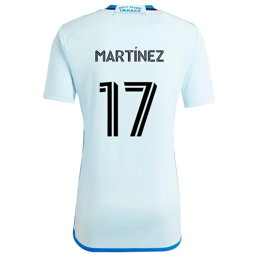 Danxen Kinderen Josef Martínez #17 Ijsblauw Uitshirt Uittenue 2024/25 T-Shirt