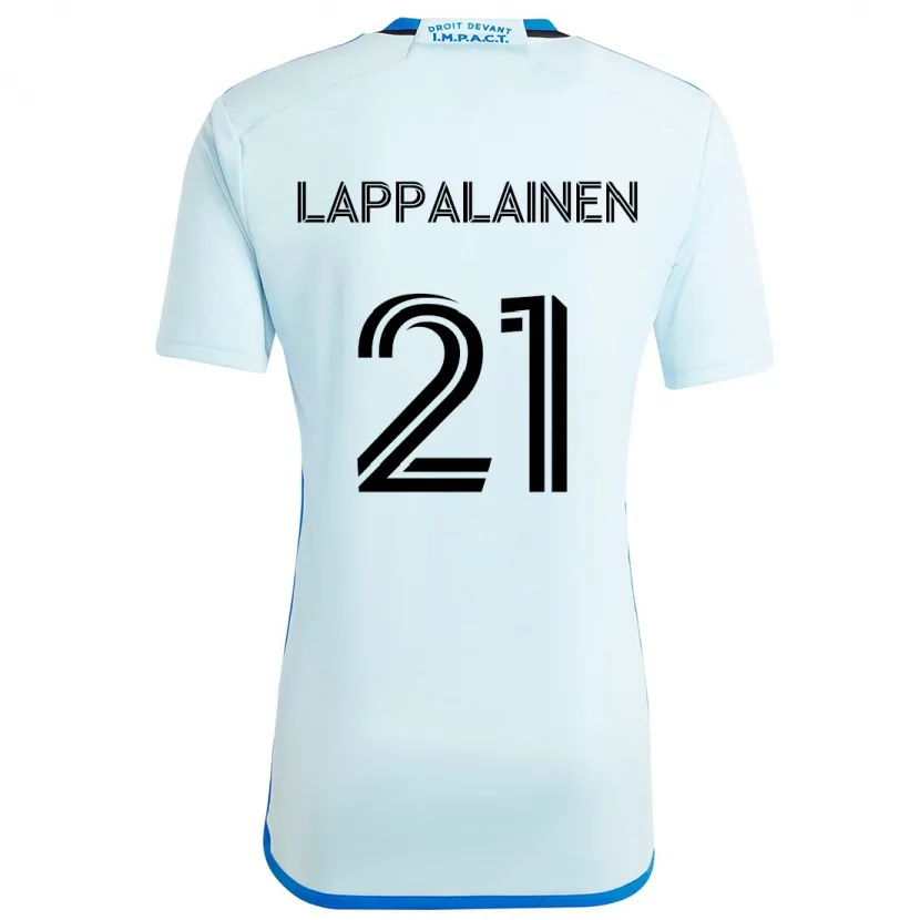 Danxen Kinderen Lassi Lappalainen #21 Ijsblauw Uitshirt Uittenue 2024/25 T-Shirt