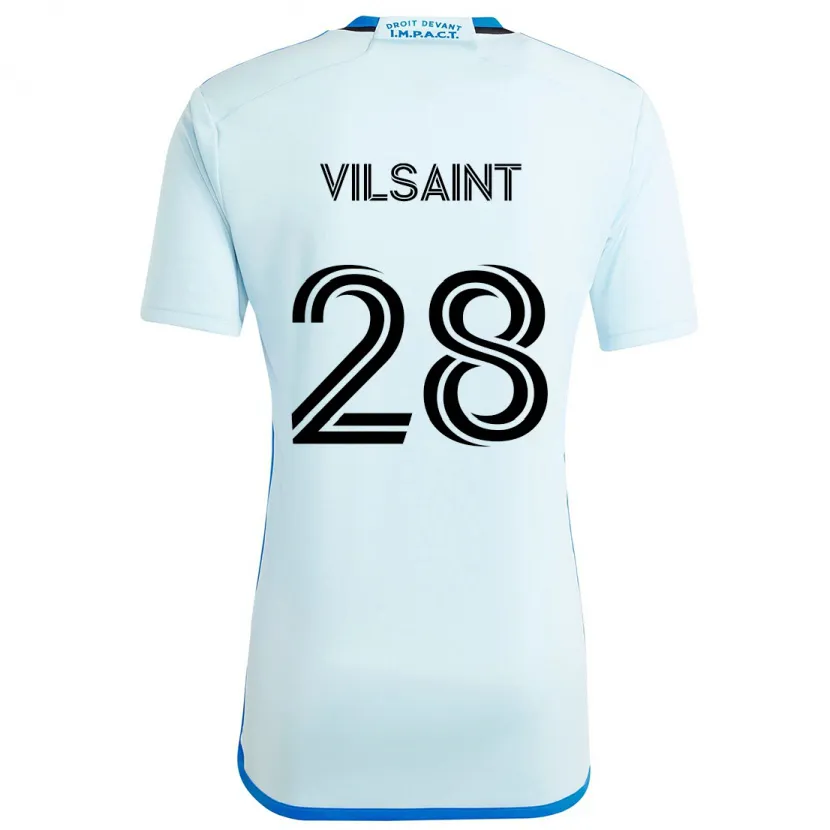 Danxen Kinderen Jules-Anthony Vilsaint #28 Ijsblauw Uitshirt Uittenue 2024/25 T-Shirt