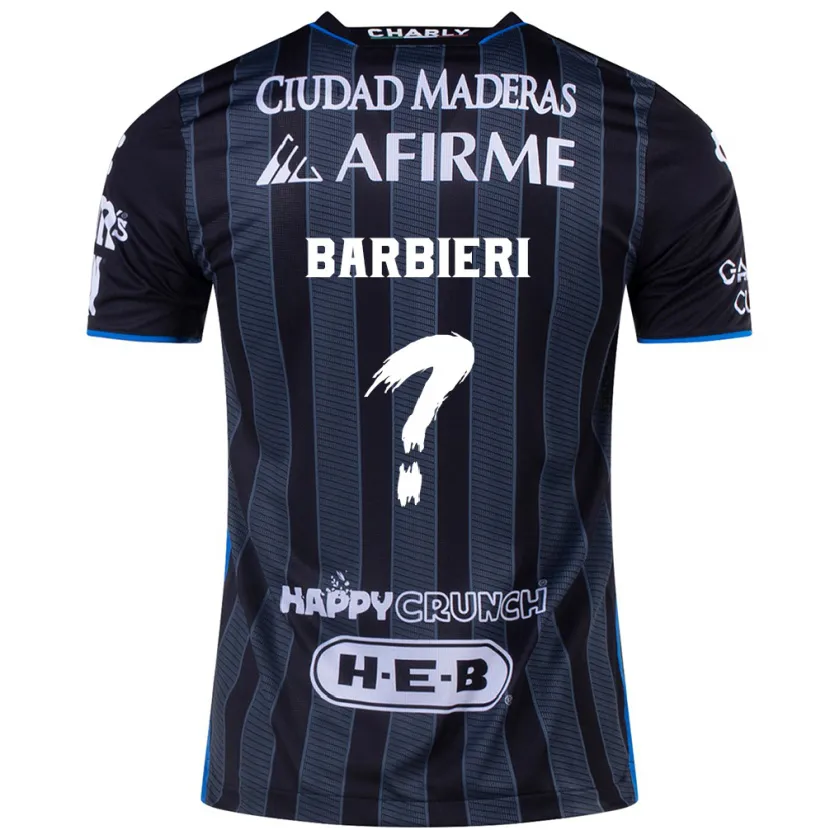 Danxen Kinderen Miguel Barbieri #0 Wit Zwart Uitshirt Uittenue 2024/25 T-Shirt