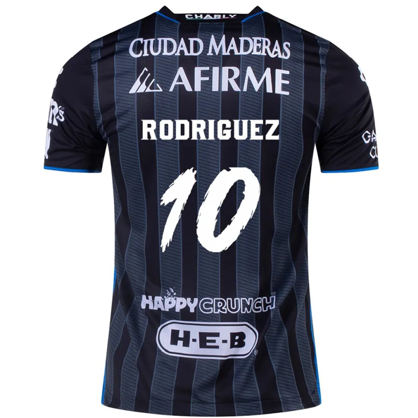 Danxen Kinderen Lucas Rodríguez #10 Wit Zwart Uitshirt Uittenue 2024/25 T-Shirt