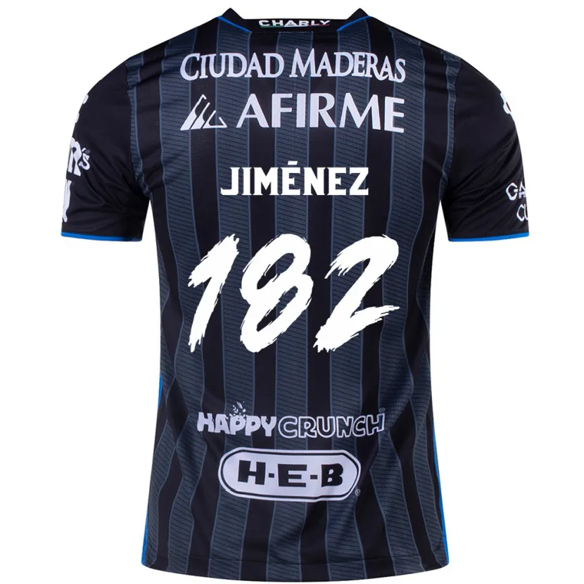 Danxen Kinderen Carlos Jiménez #182 Wit Zwart Uitshirt Uittenue 2024/25 T-Shirt