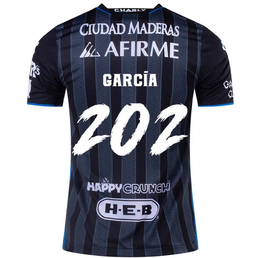 Danxen Kinderen Diego García #202 Wit Zwart Uitshirt Uittenue 2024/25 T-Shirt