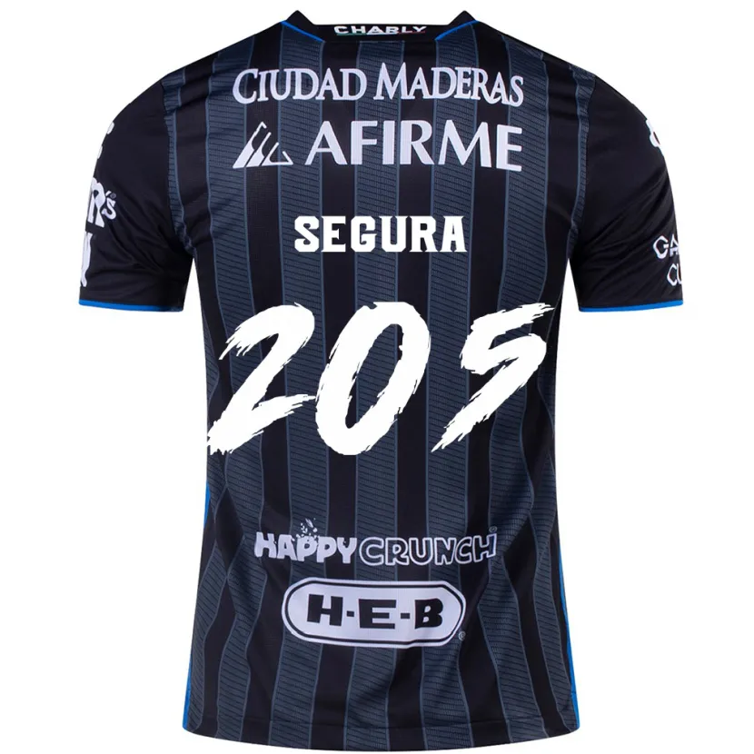 Danxen Kinderen Mathías Segura #205 Wit Zwart Uitshirt Uittenue 2024/25 T-Shirt