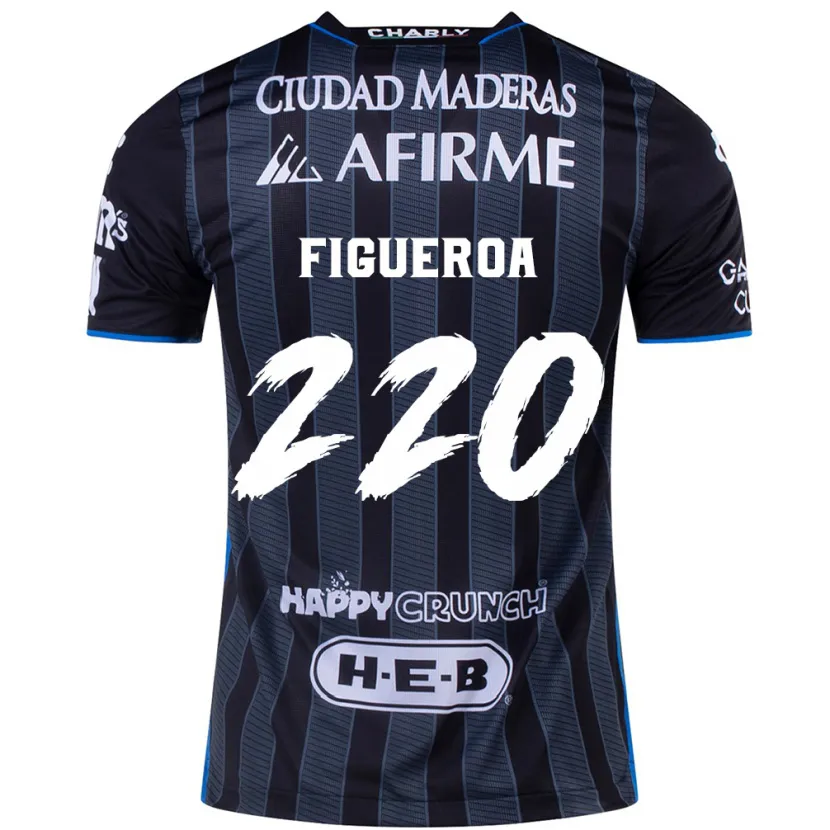 Danxen Kinderen Christopher Figueroa #220 Wit Zwart Uitshirt Uittenue 2024/25 T-Shirt