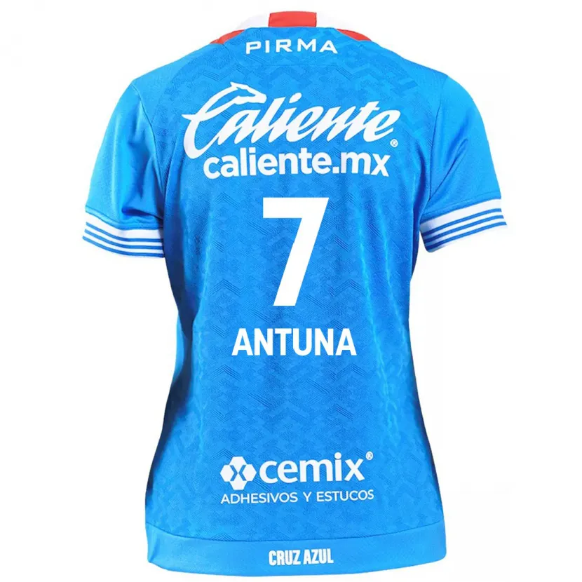 Danxen Heren Uriel Antuna #7 Hemelsblauw Thuisshirt Thuistenue 2024/25 T-Shirt