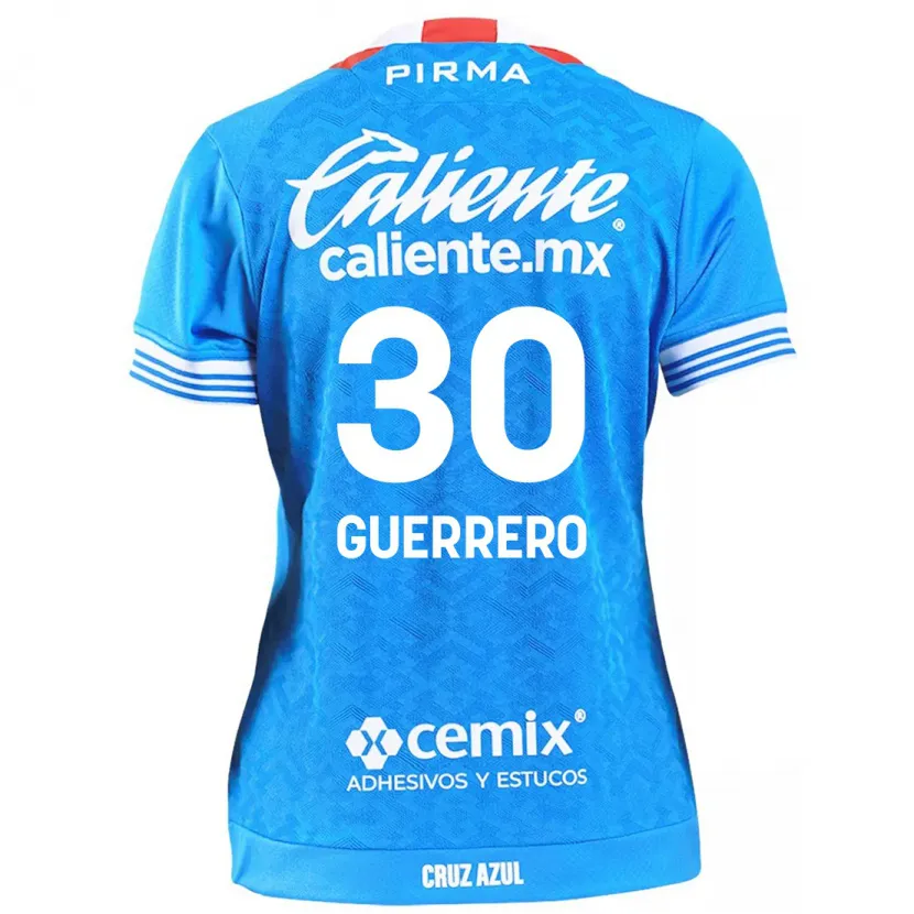 Danxen Heren Rafael Guerrero #30 Hemelsblauw Thuisshirt Thuistenue 2024/25 T-Shirt