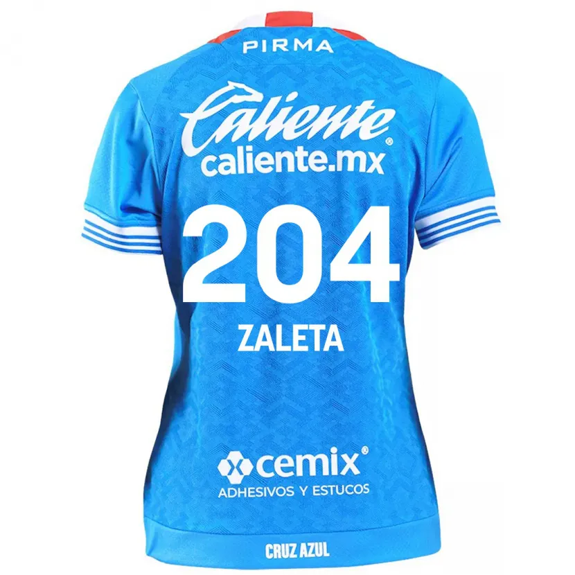 Danxen Heren Mauro Zaleta #204 Hemelsblauw Thuisshirt Thuistenue 2024/25 T-Shirt