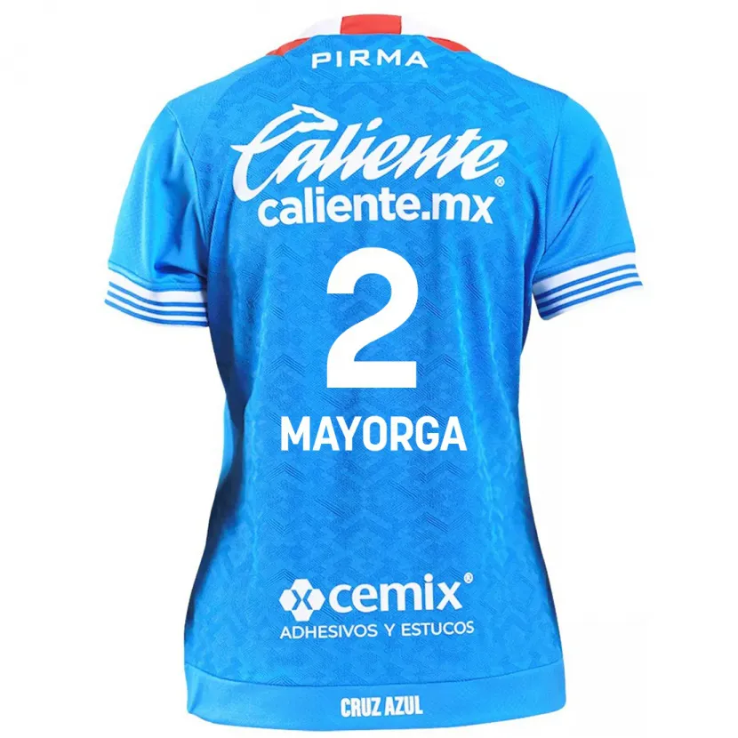 Danxen Heren Alejandro Mayorga #2 Hemelsblauw Thuisshirt Thuistenue 2024/25 T-Shirt