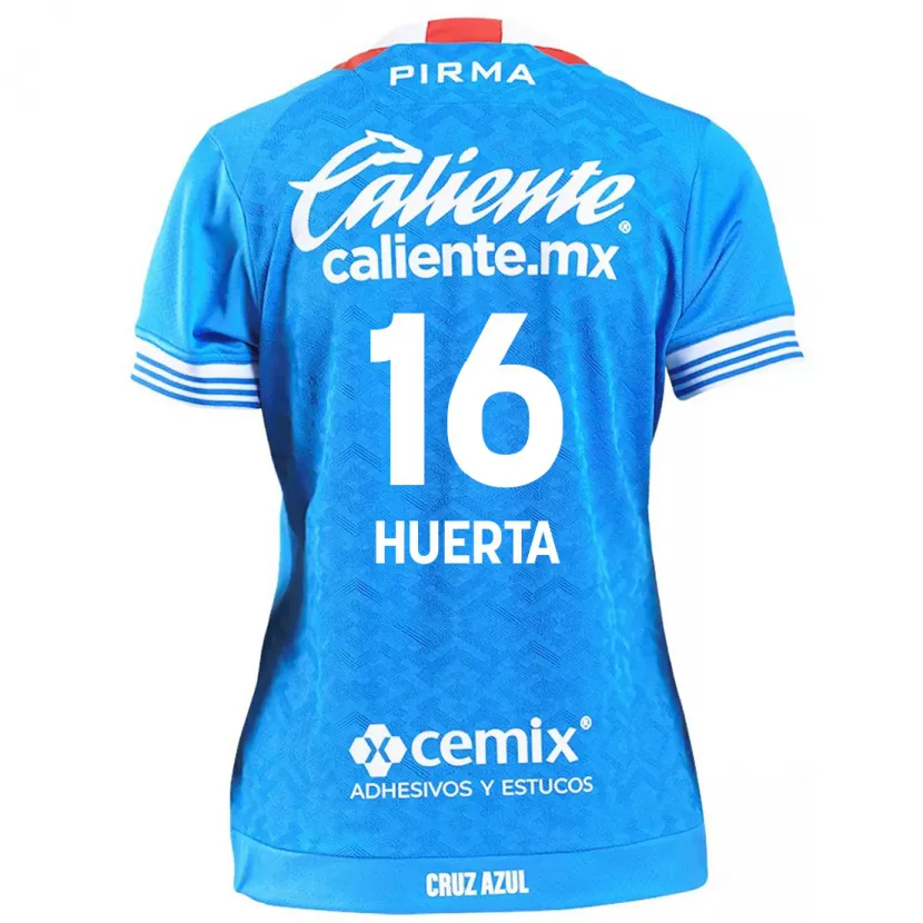 Danxen Heren Ana Gabriela Huerta #16 Hemelsblauw Thuisshirt Thuistenue 2024/25 T-Shirt