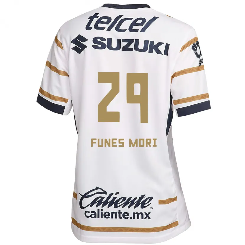 Danxen Heren Rogelio Funes Mori #29 Witte Obsidiaan Thuisshirt Thuistenue 2024/25 T-Shirt