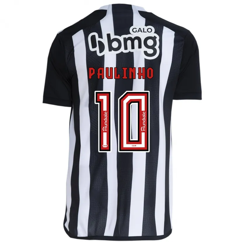 Danxen Heren Paulinho #10 Wit Zwart Thuisshirt Thuistenue 2024/25 T-Shirt