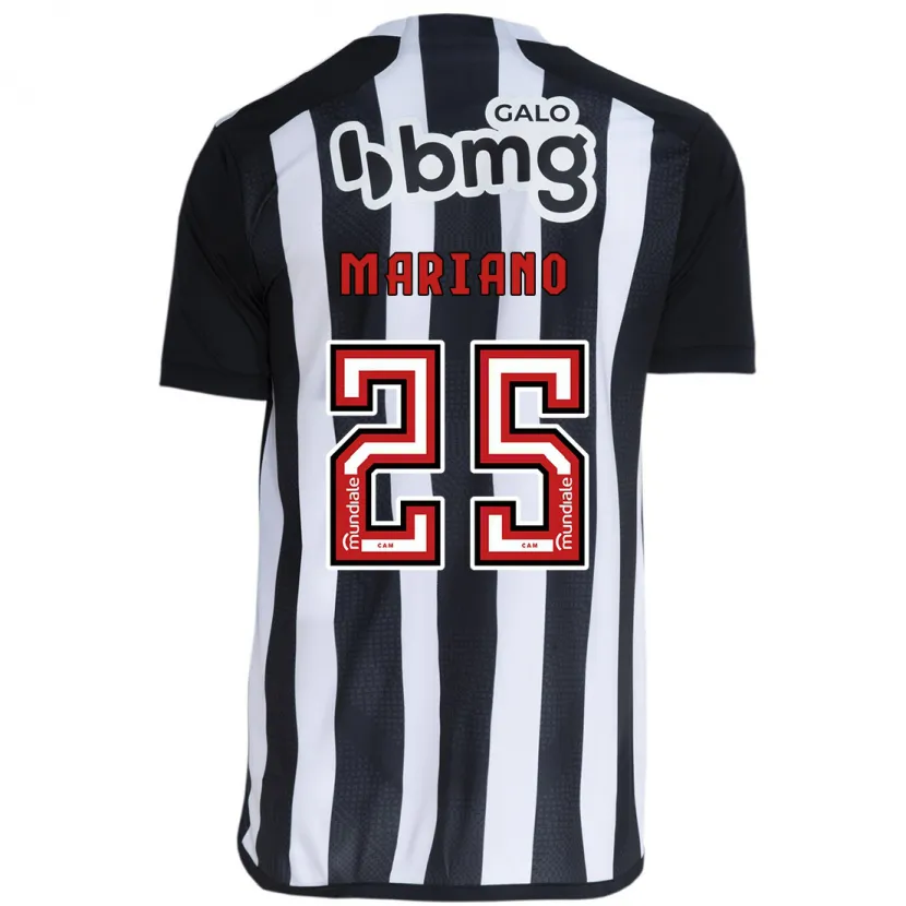 Danxen Heren Mariano #25 Wit Zwart Thuisshirt Thuistenue 2024/25 T-Shirt