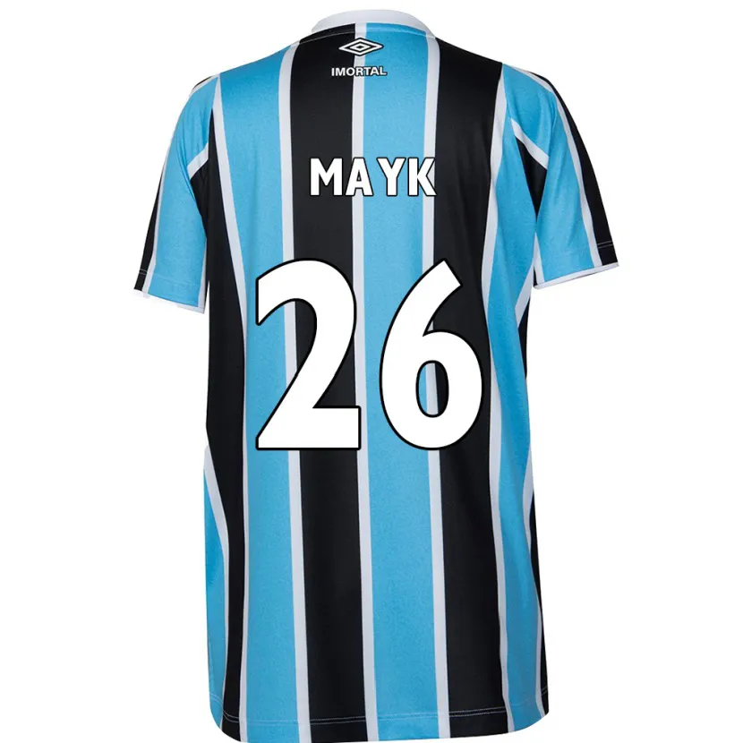 Danxen Heren Mayk #26 Blauw Zwart Wit Thuisshirt Thuistenue 2024/25 T-Shirt