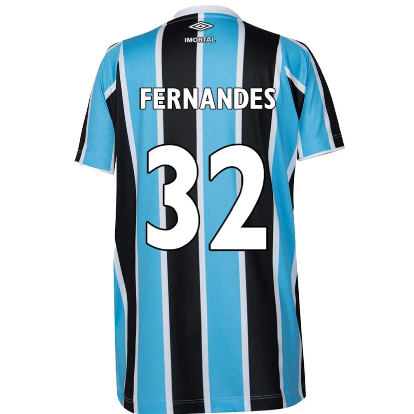 Danxen Heren Nathan Fernandes #32 Blauw Zwart Wit Thuisshirt Thuistenue 2024/25 T-Shirt