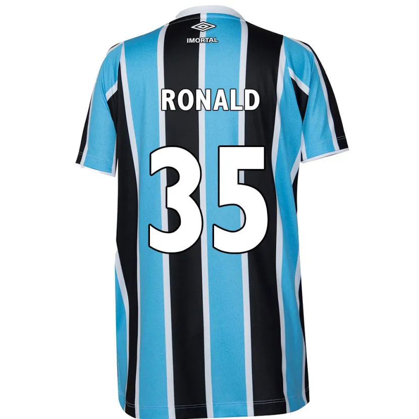 Danxen Heren Ronald Falkoski #35 Blauw Zwart Wit Thuisshirt Thuistenue 2024/25 T-Shirt