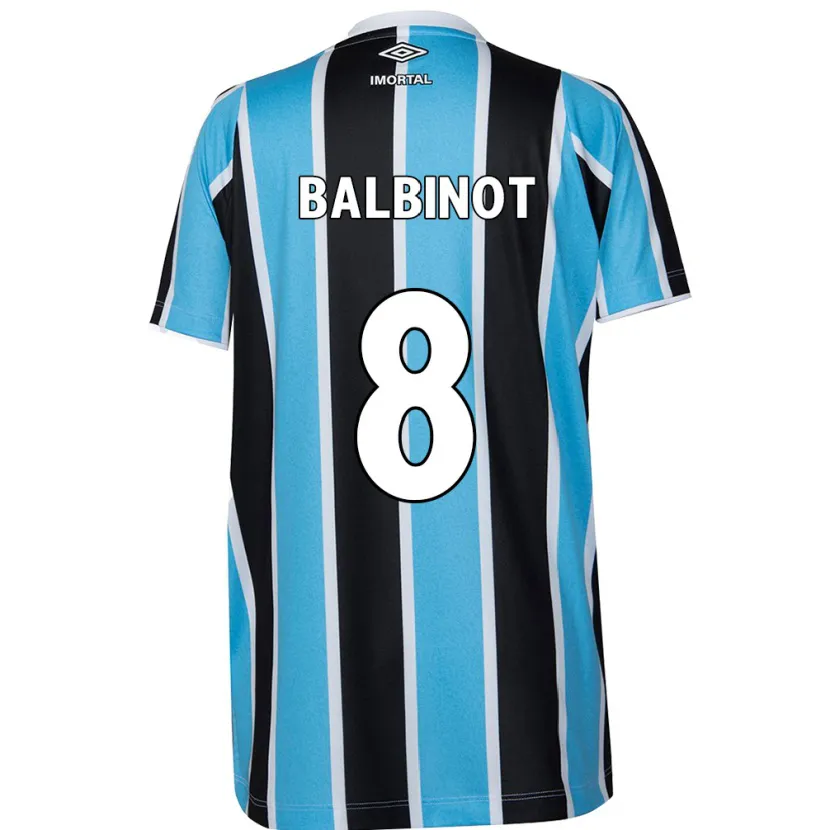 Danxen Heren Manu Balbinot #8 Blauw Zwart Wit Thuisshirt Thuistenue 2024/25 T-Shirt