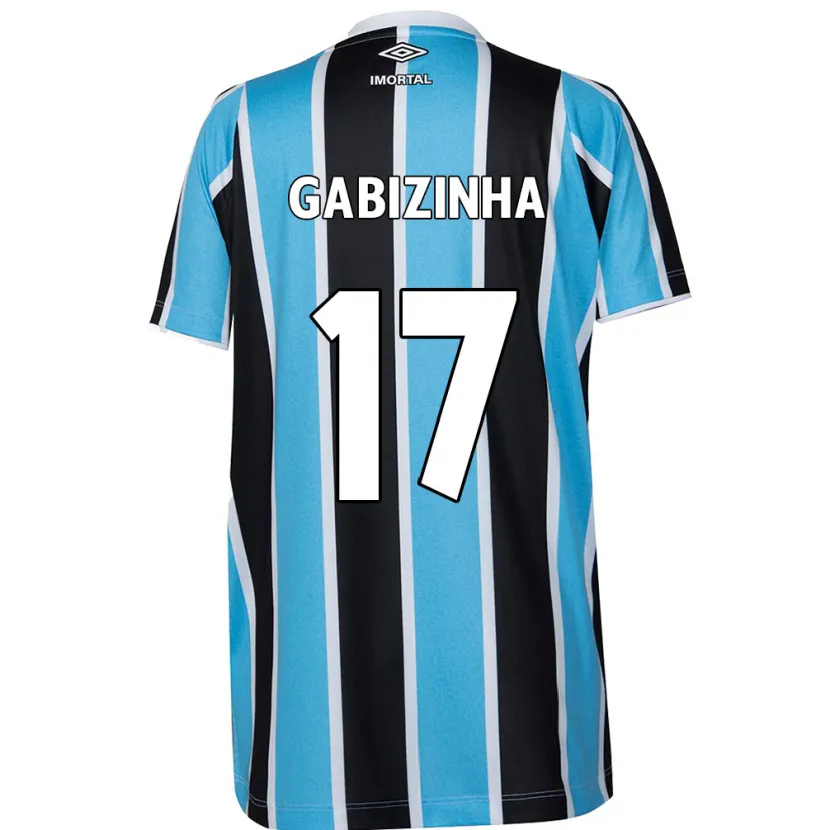 Danxen Heren Gabizinha #17 Blauw Zwart Wit Thuisshirt Thuistenue 2024/25 T-Shirt