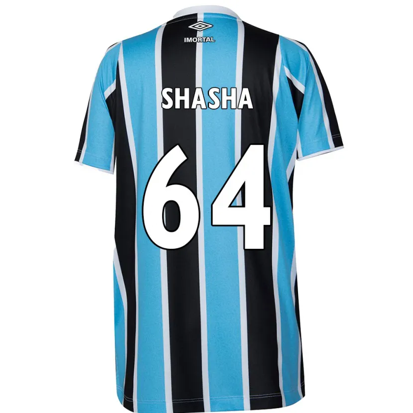 Danxen Heren Shashá #64 Blauw Zwart Wit Thuisshirt Thuistenue 2024/25 T-Shirt