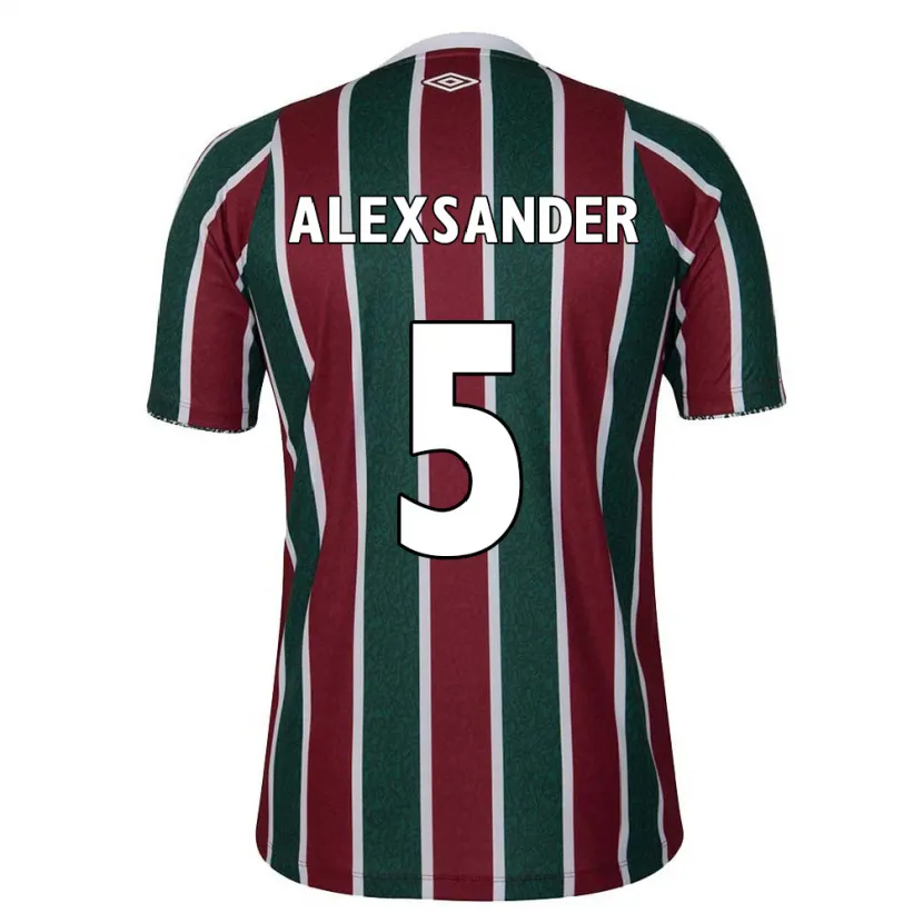 Danxen Heren Alexsander #5 Groen Kastanjebruin Wit Thuisshirt Thuistenue 2024/25 T-Shirt