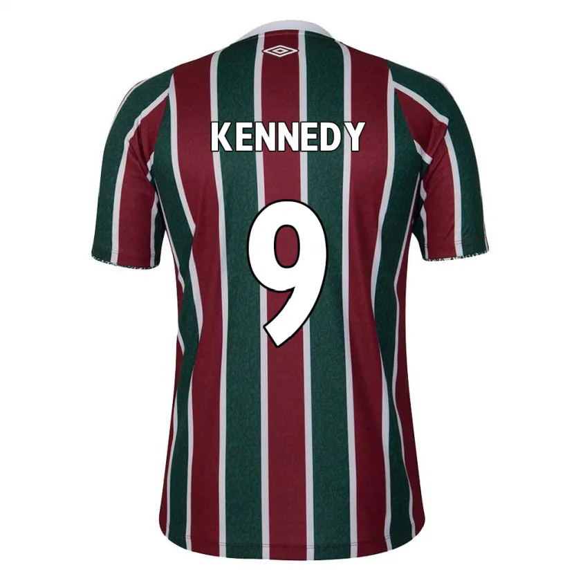 Danxen Heren John Kennedy #9 Groen Kastanjebruin Wit Thuisshirt Thuistenue 2024/25 T-Shirt