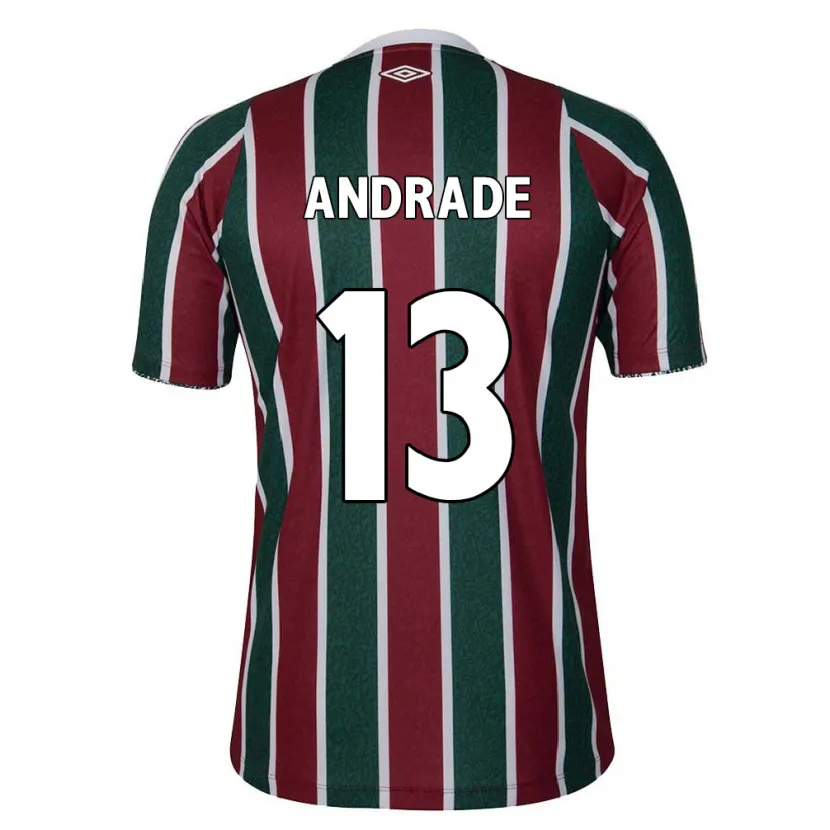 Danxen Heren Felipe Andrade #13 Groen Kastanjebruin Wit Thuisshirt Thuistenue 2024/25 T-Shirt