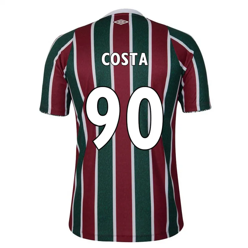 Danxen Heren Douglas Costa #90 Groen Kastanjebruin Wit Thuisshirt Thuistenue 2024/25 T-Shirt