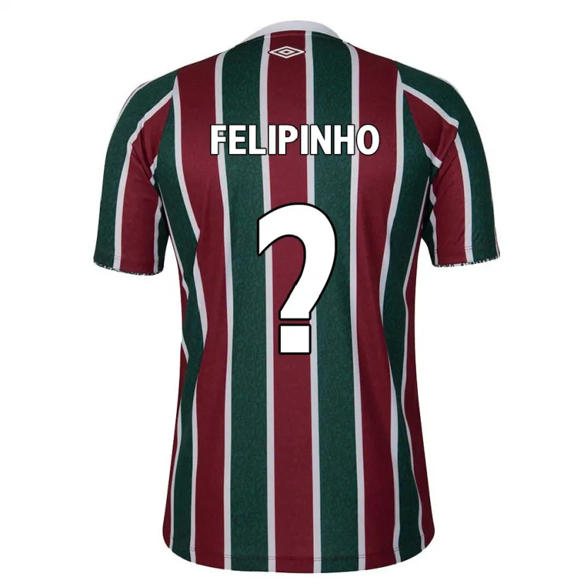 Danxen Heren Felipinho #0 Groen Kastanjebruin Wit Thuisshirt Thuistenue 2024/25 T-Shirt