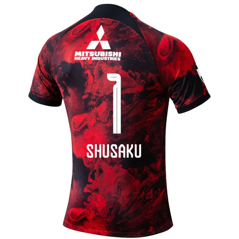 Danxen Heren Shusaku Nishikawa #1 Rood Zwart Thuisshirt Thuistenue 2024/25 T-Shirt